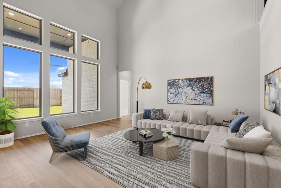 Furnished interior view inside a new home in Valencia, Manvel (Image 10). Furnished interior view inside a new home in Valencia, Manvel (Image 10).