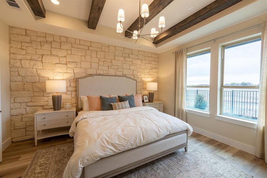 Furnished interior view inside a new home in , Little Elm (Image 25).