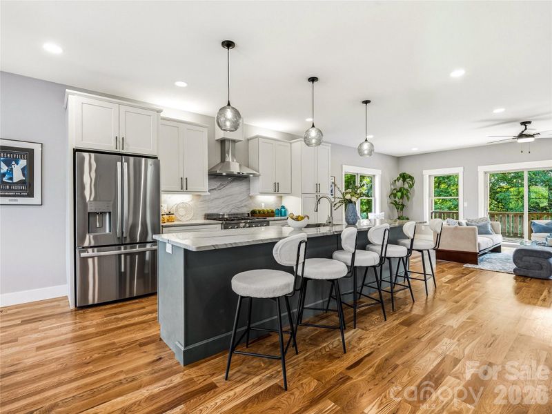 Furnished interior view inside a new home in , Asheville (Image 17).