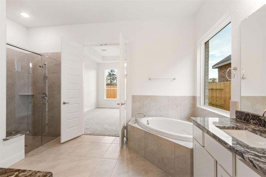 Furnished interior view inside a new home in Sundance Cove, Crosby (Image 11). Furnished interior view inside a new home in Sundance Cove, Crosby (Image 11).