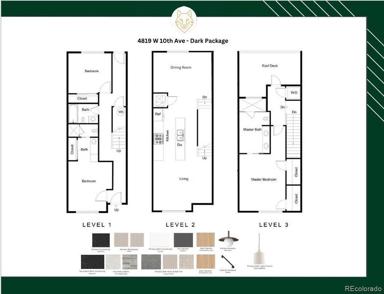 2D floor plan layout of this home in , Denver, CO (Image 4).