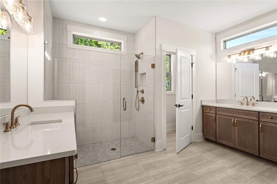 Furnished interior view inside a new home in Soleil Belmont Park, Canton (Image 6). Furnished interior view inside a new home in Soleil Belmont Park, Canton (Image 6).
