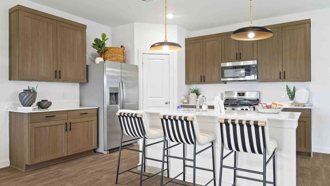 Furnished interior view inside a new home in Emberly, Beasley (Image 5).