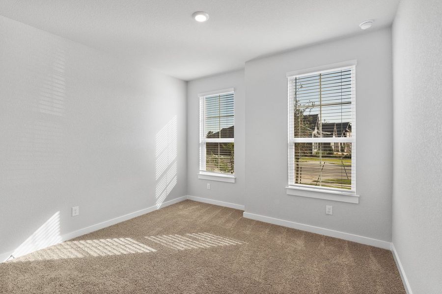 Spacious, unfurnished interior of a new home in The Grove at Blackhawk, Pflugerville (Image 37). Spacious, unfurnished interior of a new home in The Grove at Blackhawk, Pflugerville (Image 37).