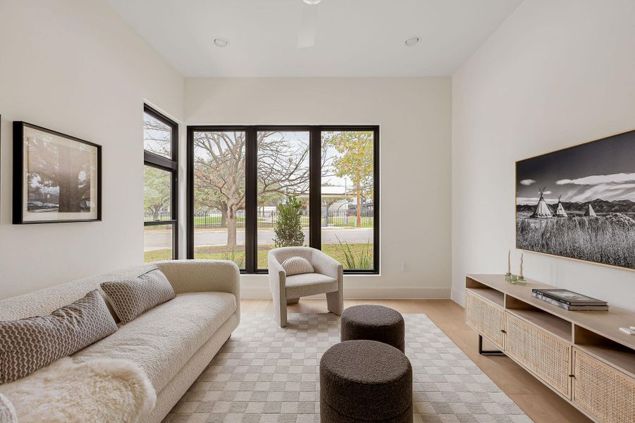 Furnished interior view inside a new home in , Austin (Image 29).