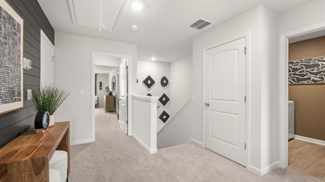 Furnished interior view inside a new home in Oconee Overlook Townhomes, Gainesville (Image 41).