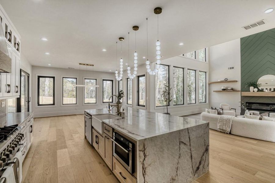 Furnished interior view inside a new home in , Lawrenceville (Image 8).