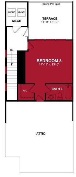 Beazer Homes Bayside Caspian plan