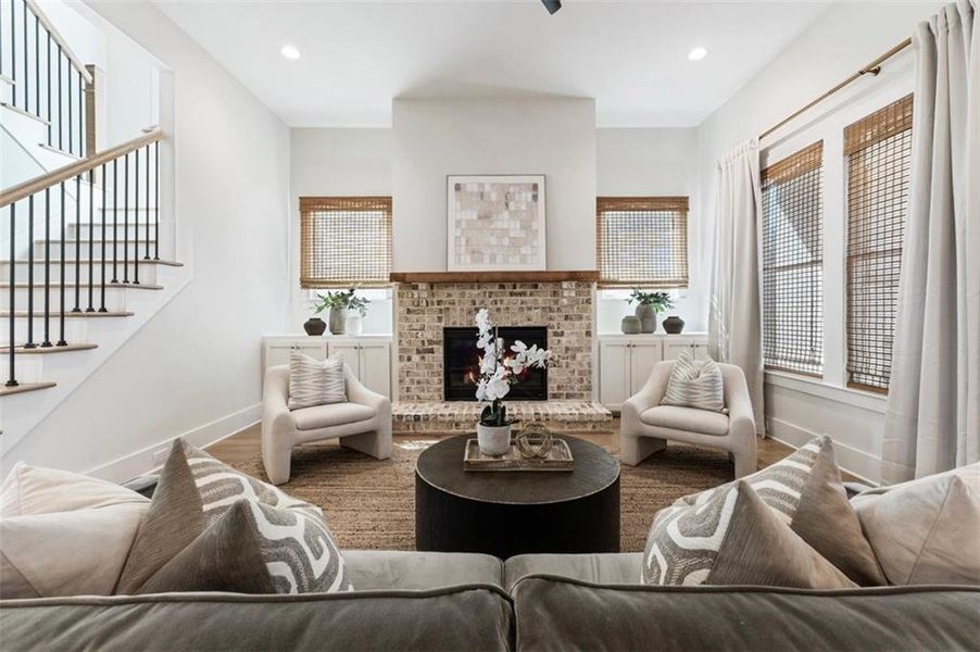Furnished interior view inside a new home in , Buford (Image 8).
