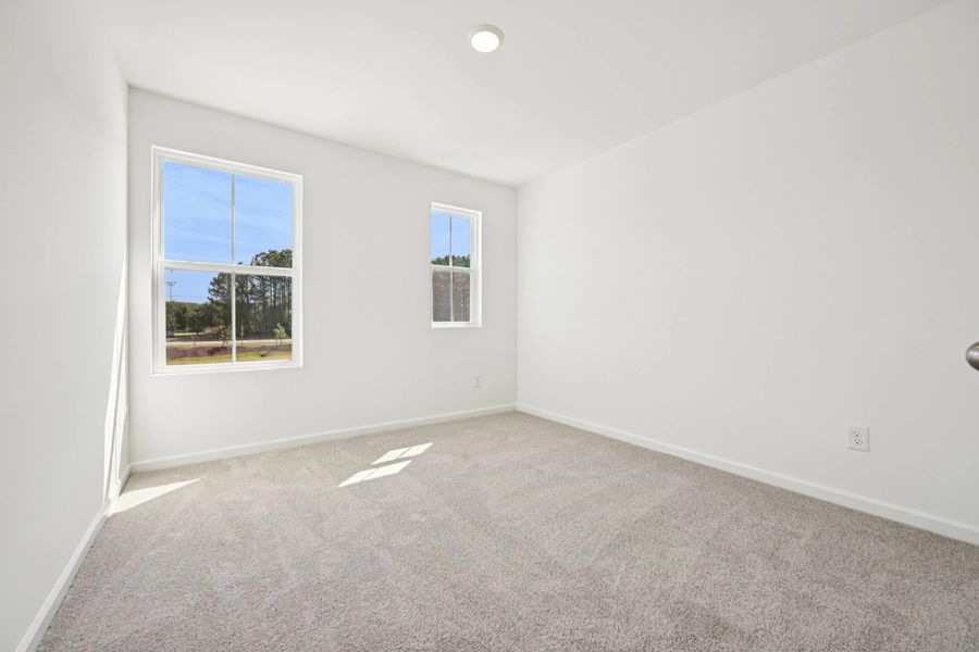 Spacious, unfurnished interior of a new home in Towns at The Point, Rolesville (Image 23).