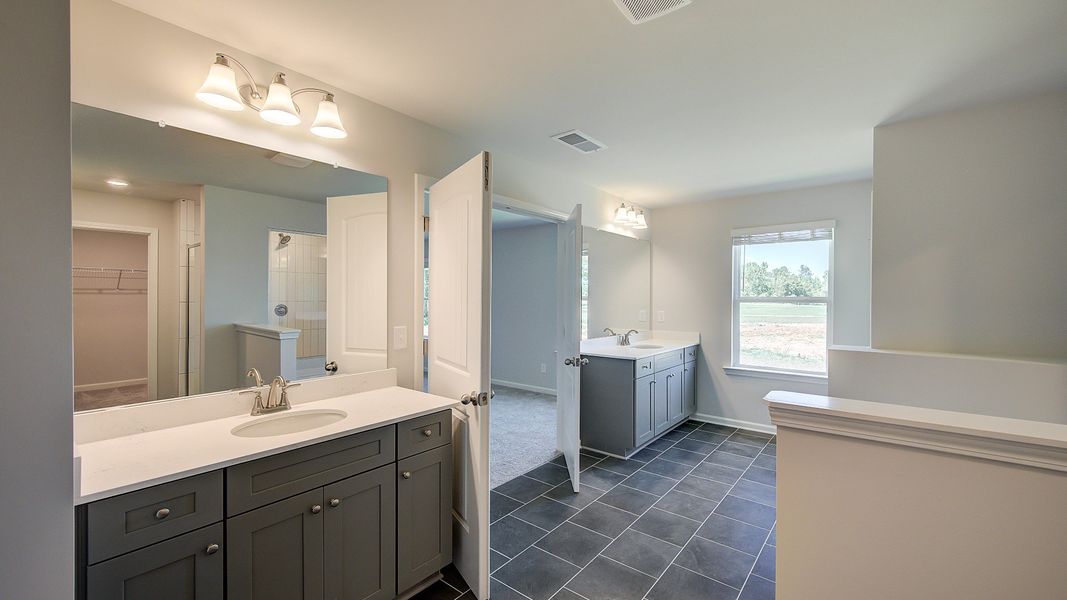 Representative furnished interior of a home built from the Clarity - Side Entry by DRB Homes in Brighton, Locust Grove (Image 28). Representative furnished interior of a home built from the Clarity - Side Entry by DRB Homes in Brighton, Locust Grove (Image 28).