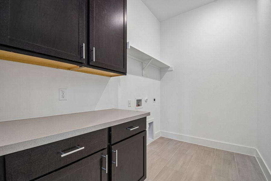 Furnished interior view inside a new home in Freedom at Anthem, Kyle (Image 11).
