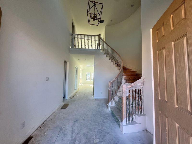 Construction Progress - Entryway