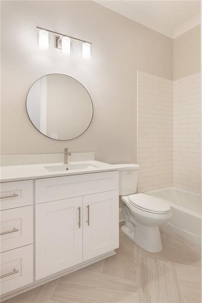 Furnished interior view inside a new home in , Canton (Image 5). Furnished interior view inside a new home in , Canton (Image 5).