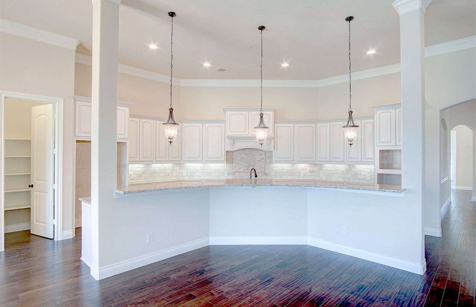 Representative unfurnished interior of a home built from the 3710 by Ravenna Homes in Artavia 70′, Conroe (Image 25).