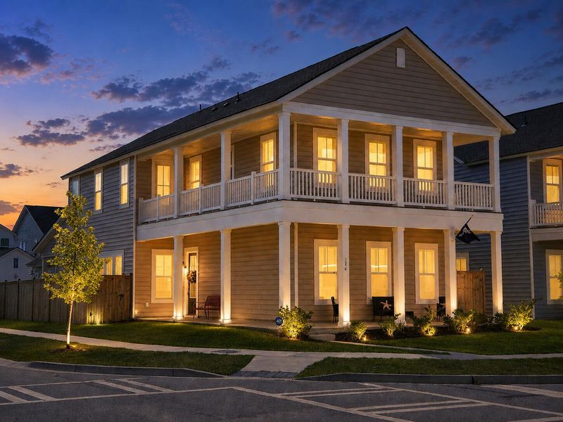 Front exterior of a new home in , Summerville, SC, highlighting curb appeal (Image 26).