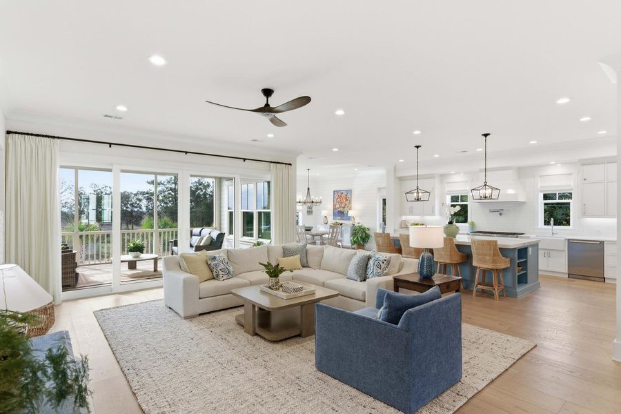 Furnished interior view inside a new home in , Mount Pleasant (Image 34).