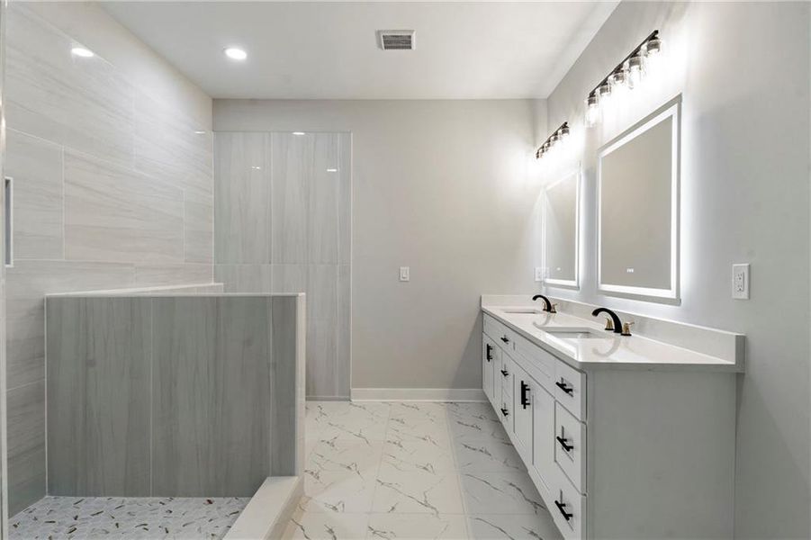 Furnished interior view inside a new home in , Covington (Image 9).