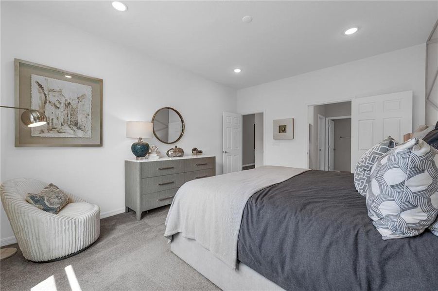 Furnished interior view inside a new home in Covered Bridge at Liberty Bluff, Haines City (Image 31).