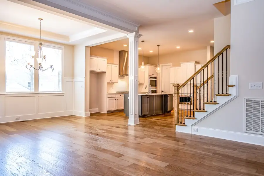 Representative unfurnished interior of a home built from the Pinehurst with 3rd Floor Retreat by Greybrook Homes in Edmunds Farm, Clover (Image 16).