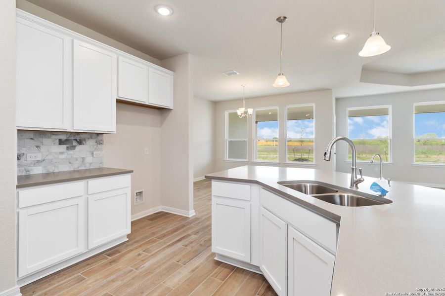 Furnished interior view inside a new home in Jordan's Ranch, San Antonio (Image 4).
