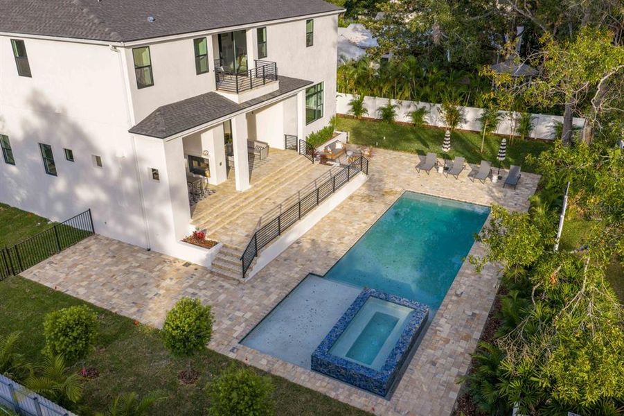 Exterior details and patio area of a home in , Tampa (Image 38). Exterior details and patio area of a home in , Tampa (Image 38).