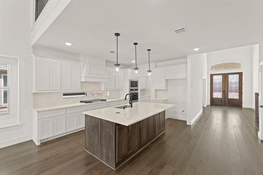 Furnished interior view inside a new home in Trails at Cottonwood Creek, Rowlett (Image 8).
