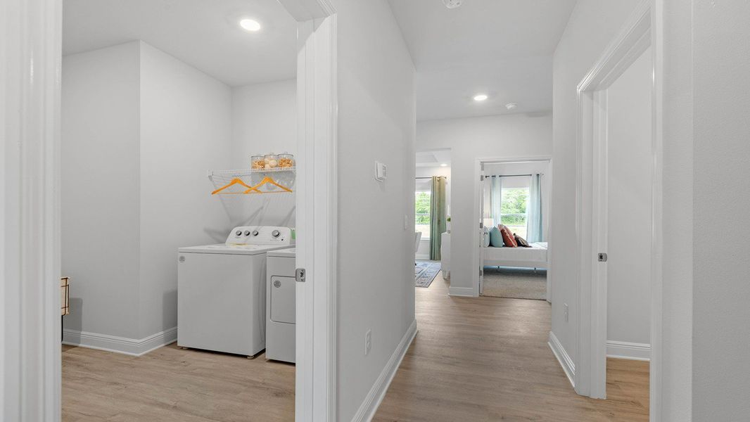 Furnished interior view inside a new home in Fallschase, Tallahassee (Image 34).
