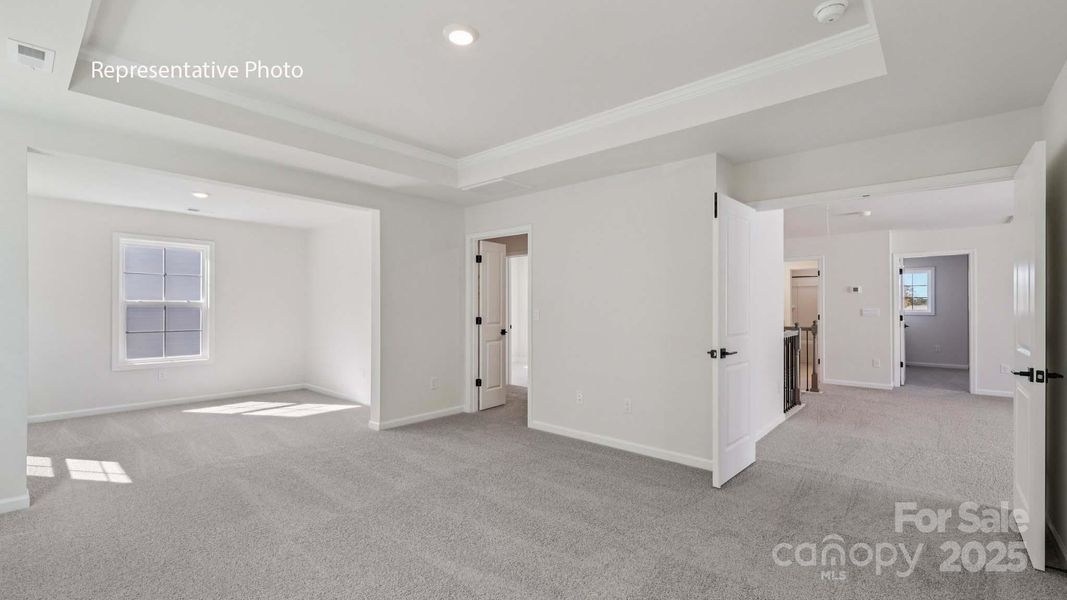 Spacious, unfurnished interior of a new home in Sanctuary at Southgate, Indian Trail (Image 33).