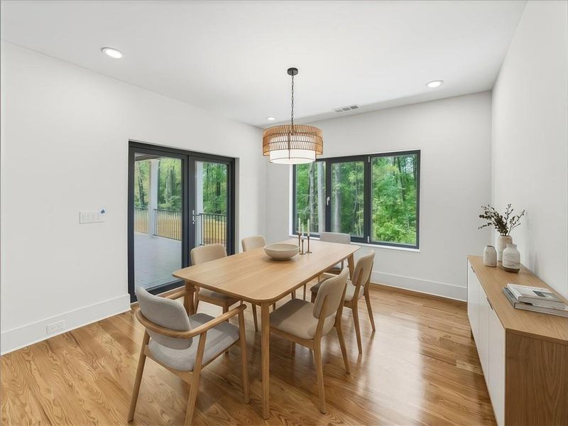 Furnished interior view inside a new home in , Lawrenceville (Image 16).