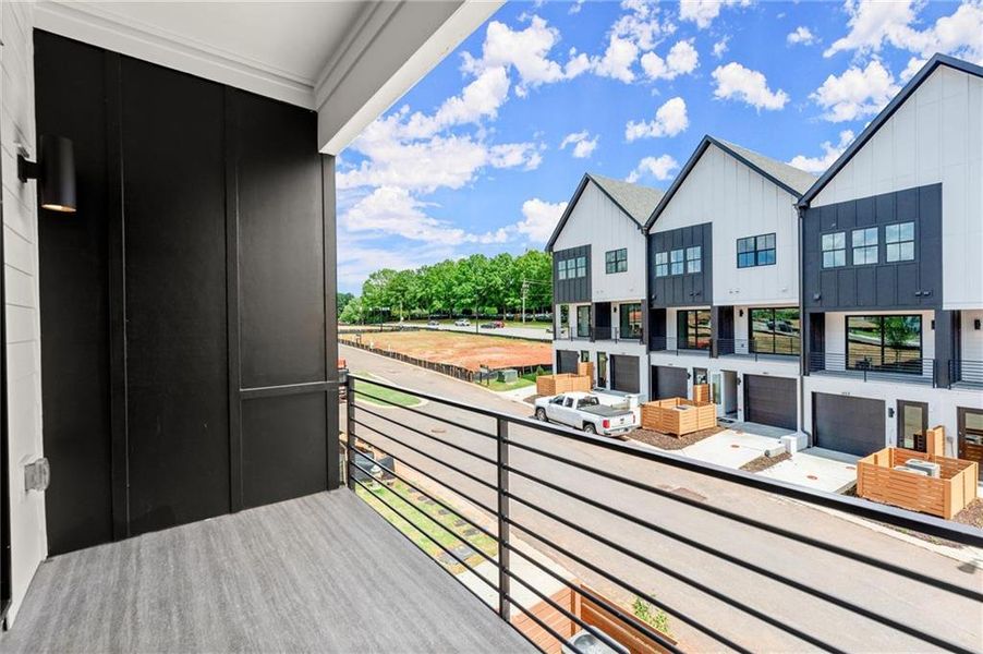 Exterior details and patio area of a home in The Gathering – Alpharetta, Alpharetta (Image 22). Exterior details and patio area of a home in The Gathering – Alpharetta, Alpharetta (Image 22).
