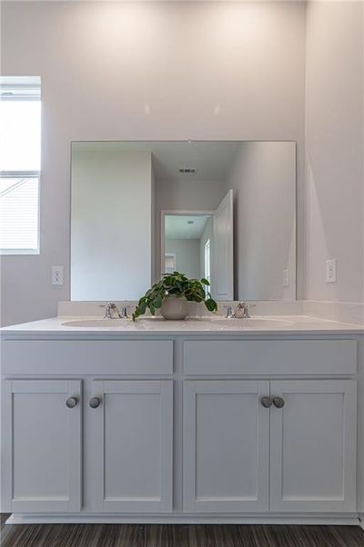 Furnished interior view inside a new home in Enclave at Edgewater, Canton (Image 46).