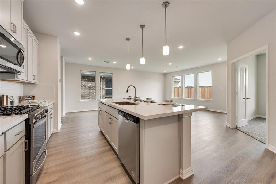Furnished interior view inside a new home in Spiritas Ranch, Little Elm (Image 9).