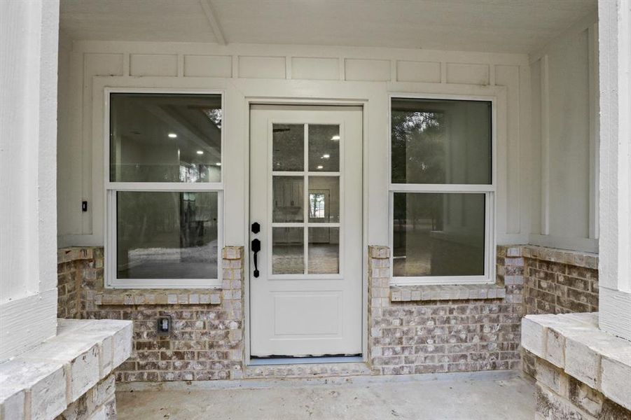 Exterior details and patio area of a home in , Purdon (Image 2). Exterior details and patio area of a home in , Purdon (Image 2).