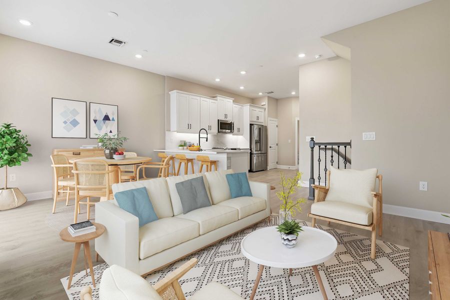 Furnished interior view inside a new home in Seahaven, Punta Gorda (Image 14).