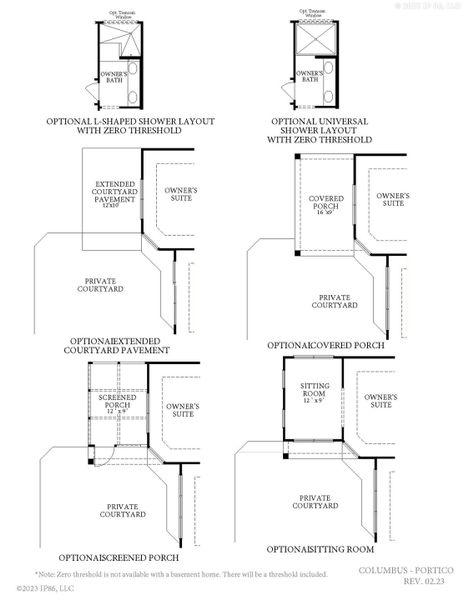2D floor plan layout for the Portico by Epcon Communities in The Grove at Haven Hill, Lenoir City, TN (Image 29). 2D floor plan layout for the Portico by Epcon Communities in The Grove at Haven Hill, Lenoir City, TN (Image 29).