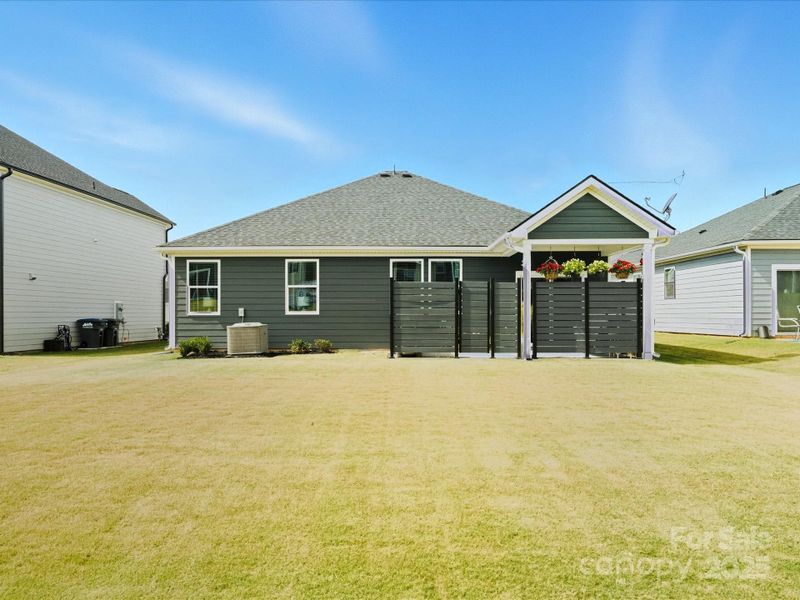 Exterior details and patio area of a home in Wilson Creek Classic Series, Indian Land (Image 22). Exterior details and patio area of a home in Wilson Creek Classic Series, Indian Land (Image 22).