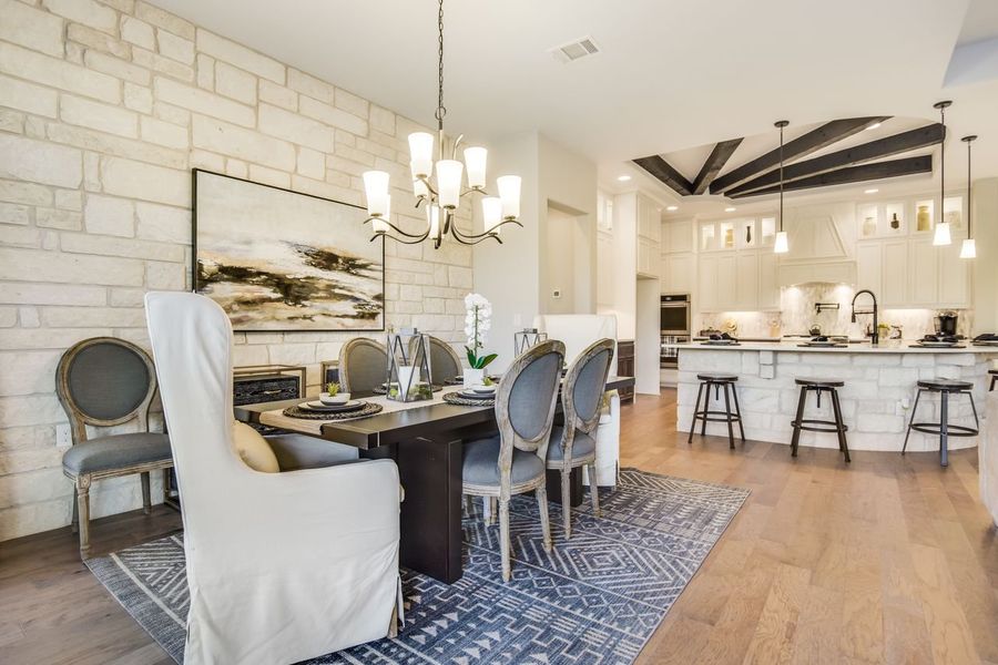 Representative furnished interior of a home built from the Siena II by Giddens Homes in Clearwater Ranch, Liberty Hill (Image 80).