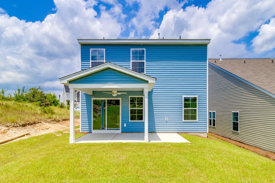 Exterior details and patio area of a home in Ellington, Elgin (Image 22).
