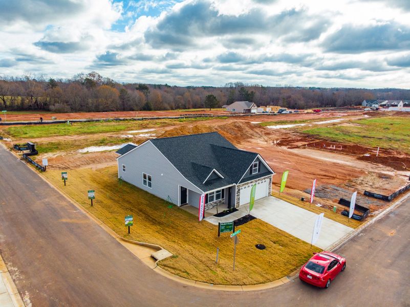 Representative exterior details of a home built from the Clifton by Enchanted Homes in Arcadia Village, Spartanburg (Image 4).