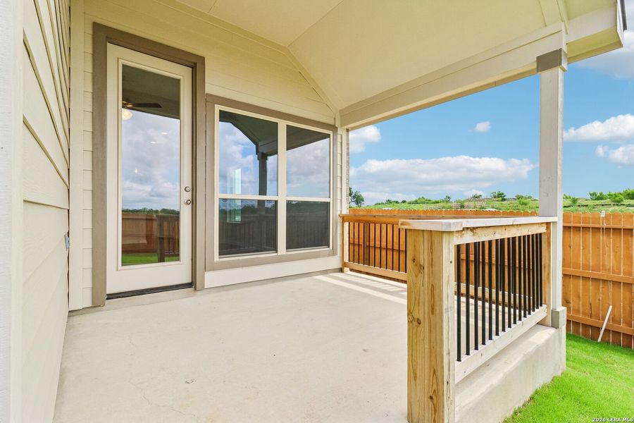 Exterior details and patio area of a home in Stream Waters, Seguin (Image 24). Exterior details and patio area of a home in Stream Waters, Seguin (Image 24).