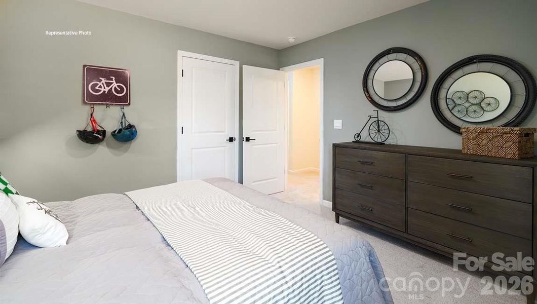 Furnished interior view inside a new home in Sylvan Creek, Denver (Image 32).