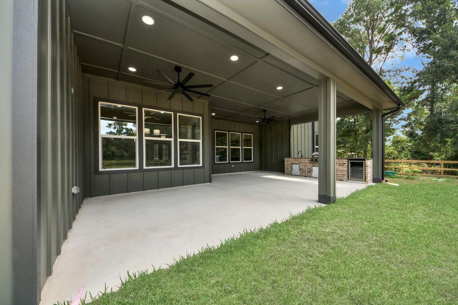 Exterior details and patio area of a home in , Plantersville (Image 35). Exterior details and patio area of a home in , Plantersville (Image 35).