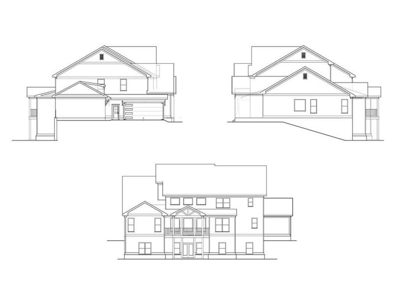 Exterior rendering of this home design in , Conyers, GA (Image 3). Exterior rendering of this home design in , Conyers, GA (Image 3).