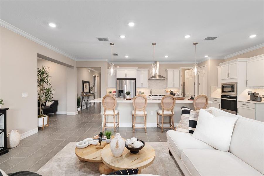 Furnished interior view inside a new home in , Ocala (Image 35). Furnished interior view inside a new home in , Ocala (Image 35).