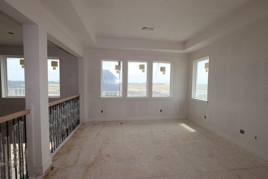In-progress construction of a new home in Dunham Pointe, Cypress, TX (Image 28).