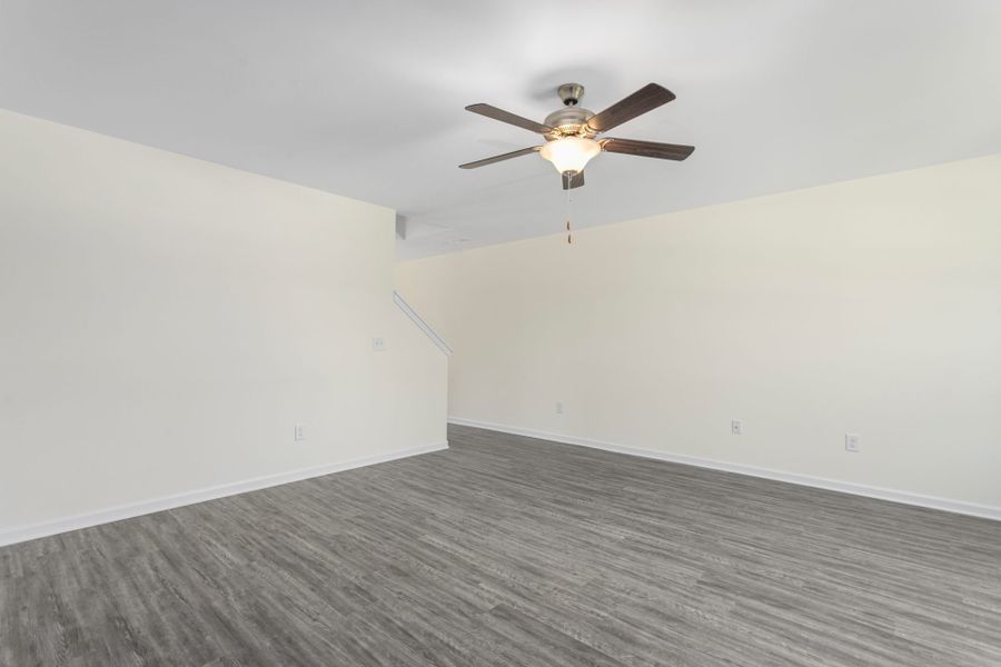 Representative unfurnished interior of a home built from the Vermont by Keystone Homes NC in The Wilcox, Greensboro (Image 16).