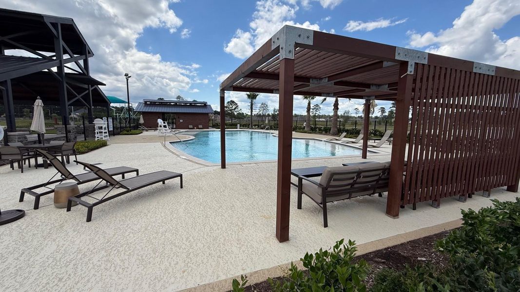 Cool off & relax in the community pool Cool off & relax in the community pool