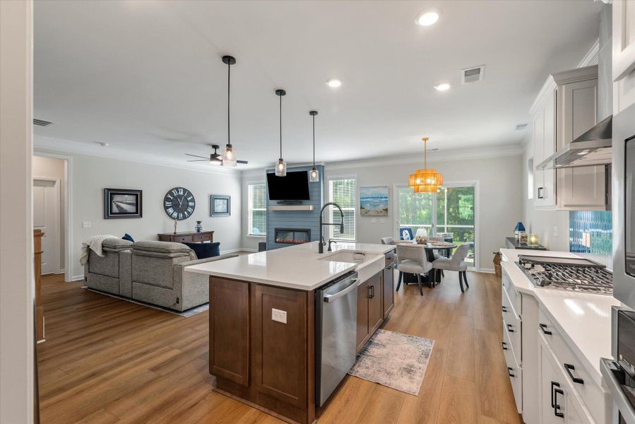 Furnished interior view inside a new home in Parker's Preserve, Ridgeville (Image 14).