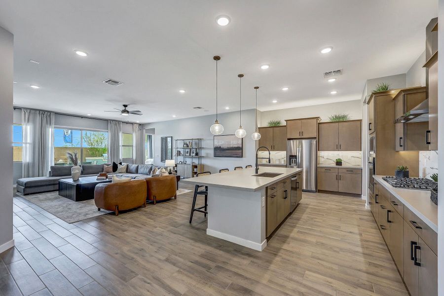 Furnished interior view inside a new home in Miravida, Surprise (Image 15). Furnished interior view inside a new home in Miravida, Surprise (Image 15).
